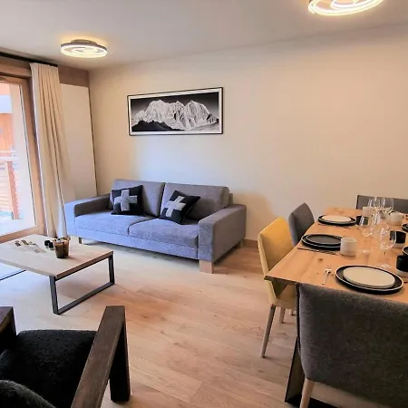 6 Pers Avec Terrasse Au Coeur Du Village, Neuve Avec Sauna Et Parking - Fr-1-598-141 * Les Gets